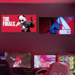 TheFinals终极角逐主题游戏装饰画网吧走廊过道墙画电竞房间挂画