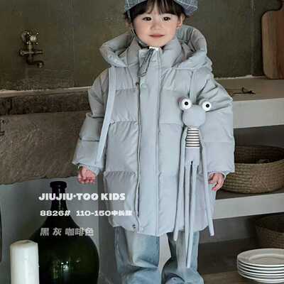 儿童羽绒服2025新款冬季连帽