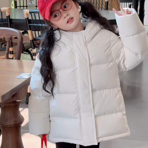女童羽绒服2025冬季新款休闲时髦