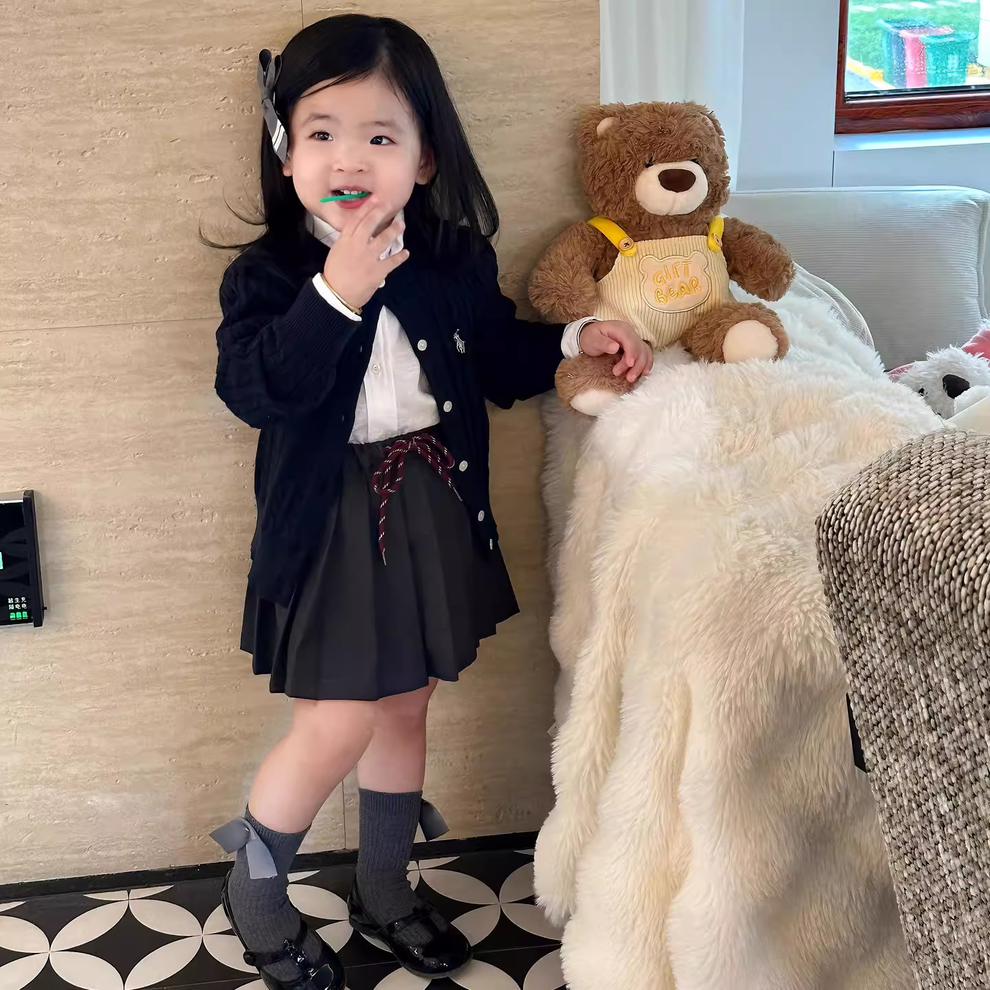 2025秋季新款儿童女童宽松套装