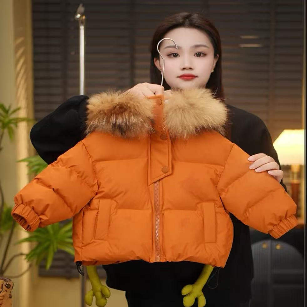 2025款小香风短款羽绒服加厚保暖