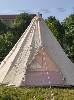 精灵帐篷印第安帐篷teepee tent帆布棉布帐篷户外露营保暖防雨