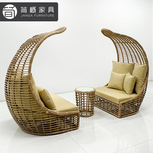 直销户外别墅庭院花园躺床休闲露台泳池日光浴椅酒店民宿阳台躺椅