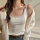 显瘦遮副乳打底内搭上衣 纯欲风修身 蕾丝吊带背心女2026春夏季 新款
