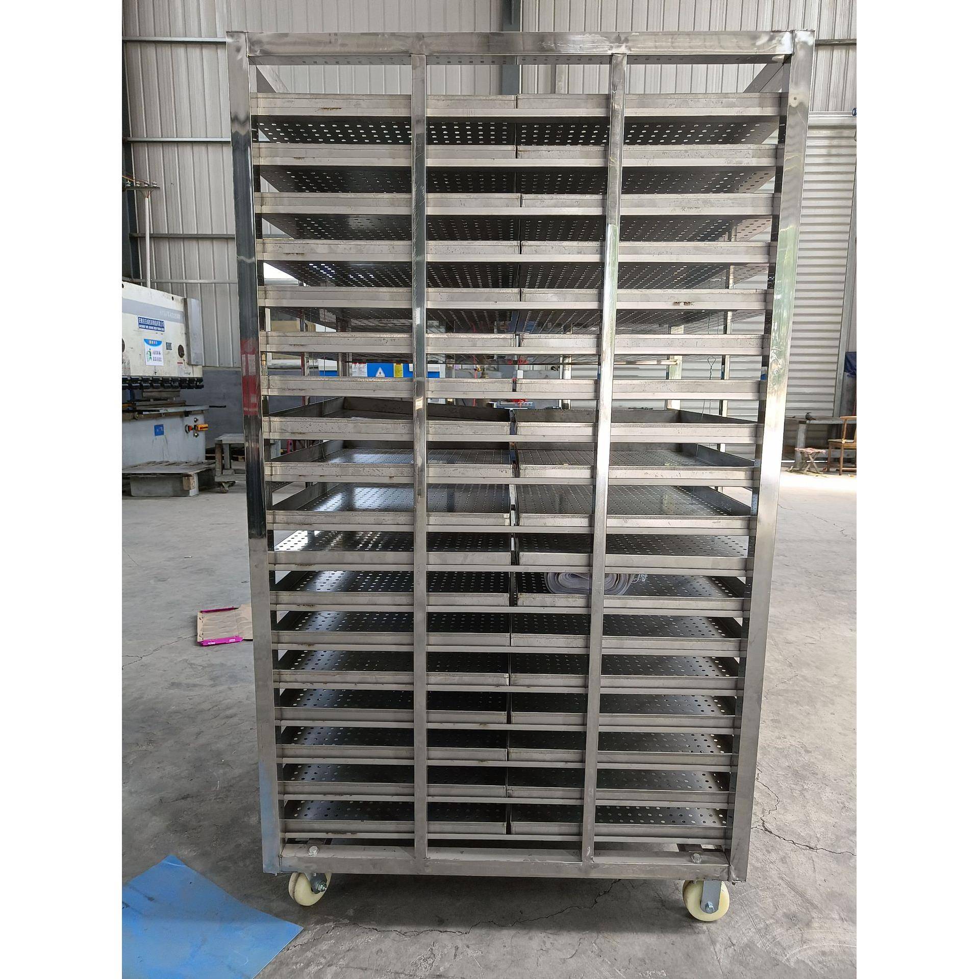 不锈钢周转车推车不锈钢馒头架子车不锈钢馒头推车周转车多层