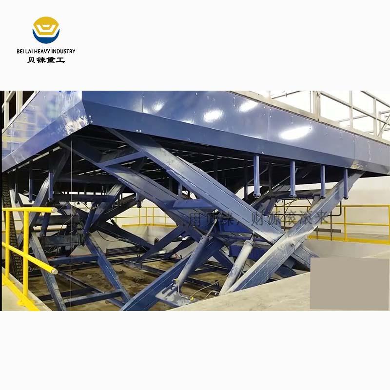 固定剪叉式大型液压升降平台航空喷气发动机用大型检修升降机