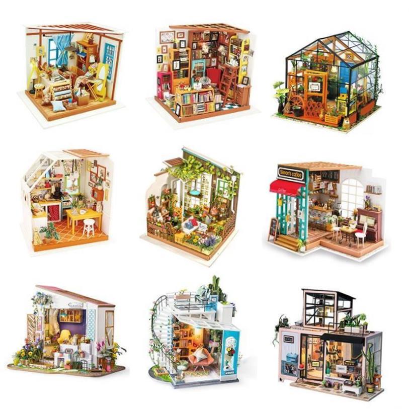 Robotime  Wooden Miniature Dollhouse 124 Handmade Doll