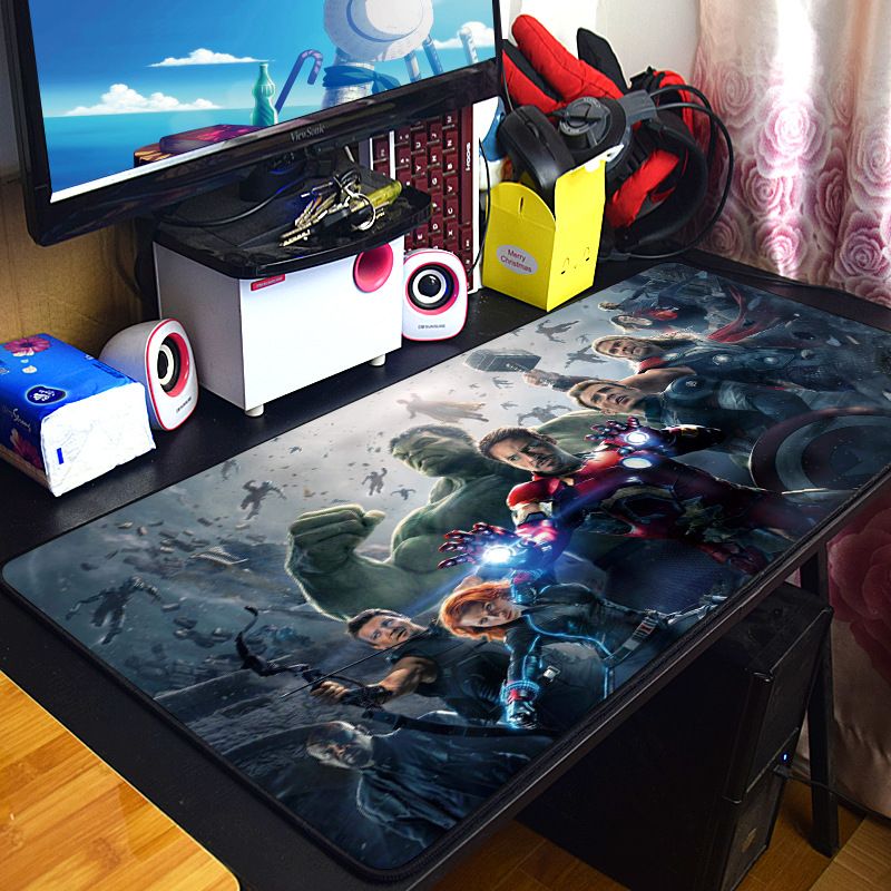 Avengers En Keyboards Mat Gaming mousepad 漫威英雄鼠标键盘垫