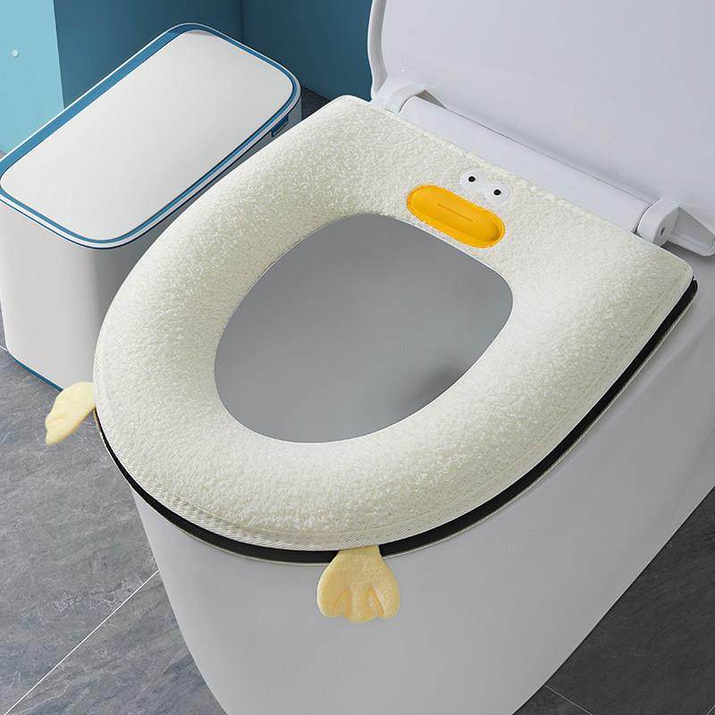 马桶垫冬季2024新款防水智能坐便垫圈粘贴式四季通用家用马桶坐垫