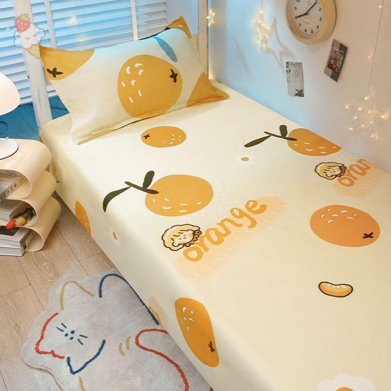 1米2床单宿舍单人大学生寝室专用学校1.2米水洗棉被单单件上下铺