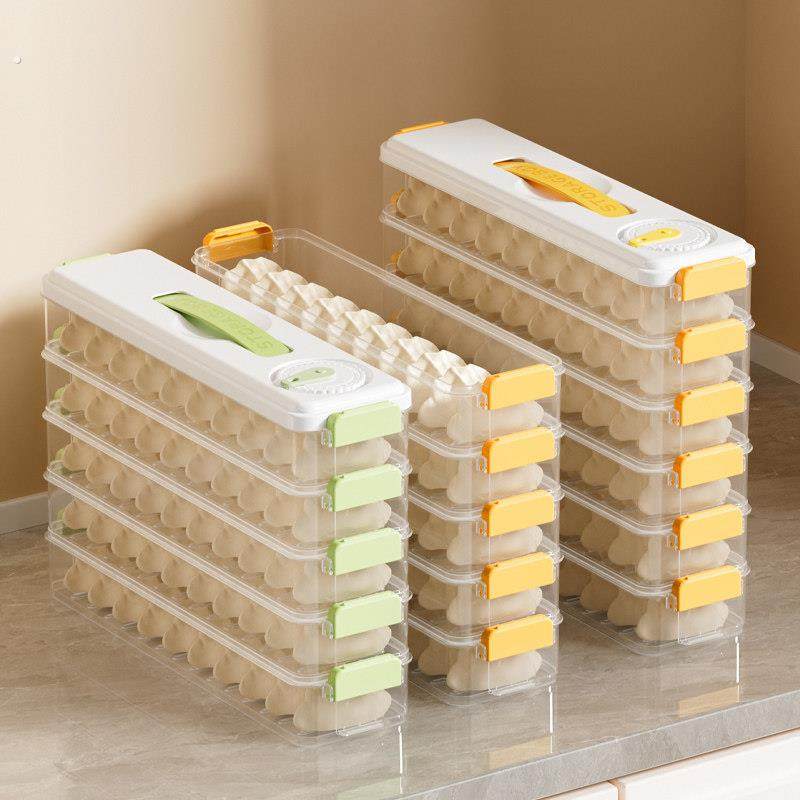 夹缝饺子冷冻盒冰箱侧门专用保鲜盒食品级分装整理盒省空间饺子盒,收纳整理,饺子盒,淘宝优惠券,粉丝福利购,淘宝优惠卷