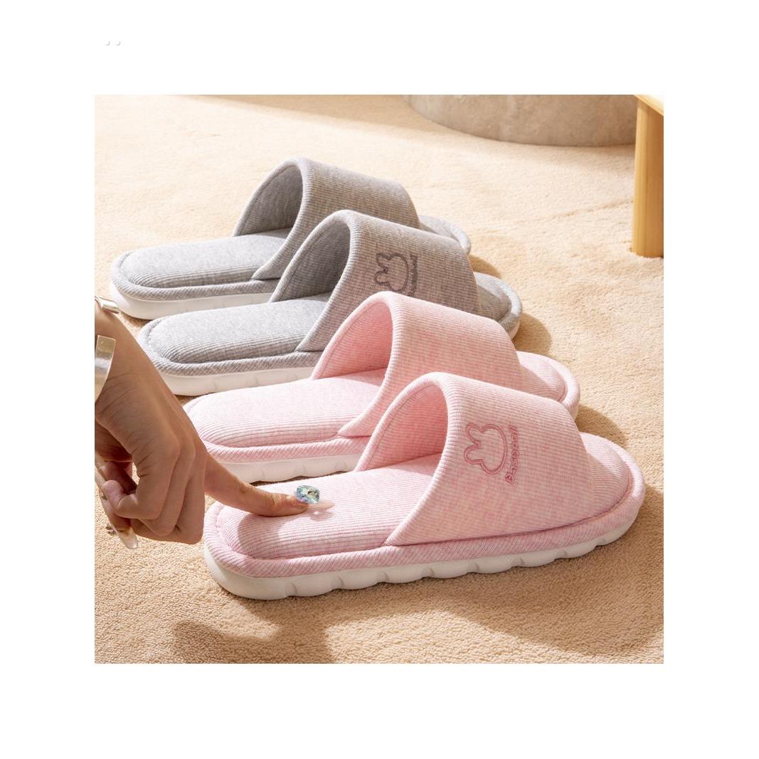 四季亚麻拖鞋女士秋冬季新款室内居家用静音居家用棉麻布拖鞋男款