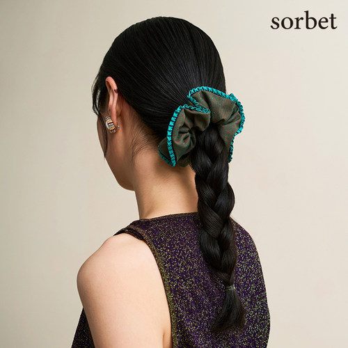 sorbet大肠发圈高级感法式慵懒