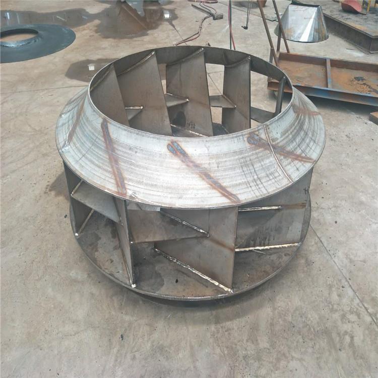 高温不锈钢叶轮防腐pp塑料叶轮衬胶衬塑叶轮防爆铝叶轮加工定制