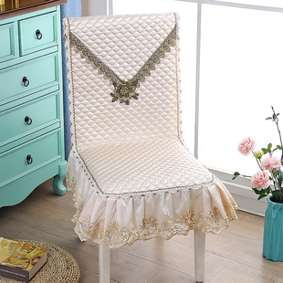 四季 餐椅子套罩2024新款 通用座椅保护I套简约凳子套连体椅套高级