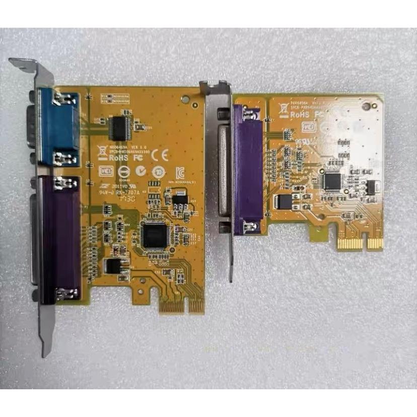 原装Dell LPT并口打印 COM串口 PCI-E扩展卡 5R3FC YCJ65 GP385