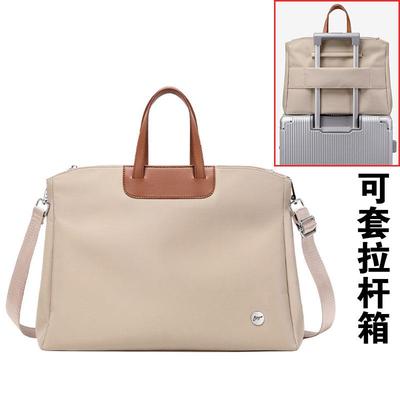 2025新款多分隔层女士手提公文包高级感可放14寸笔记本电脑袋托特通勤商务a4文件大容量设计师工作