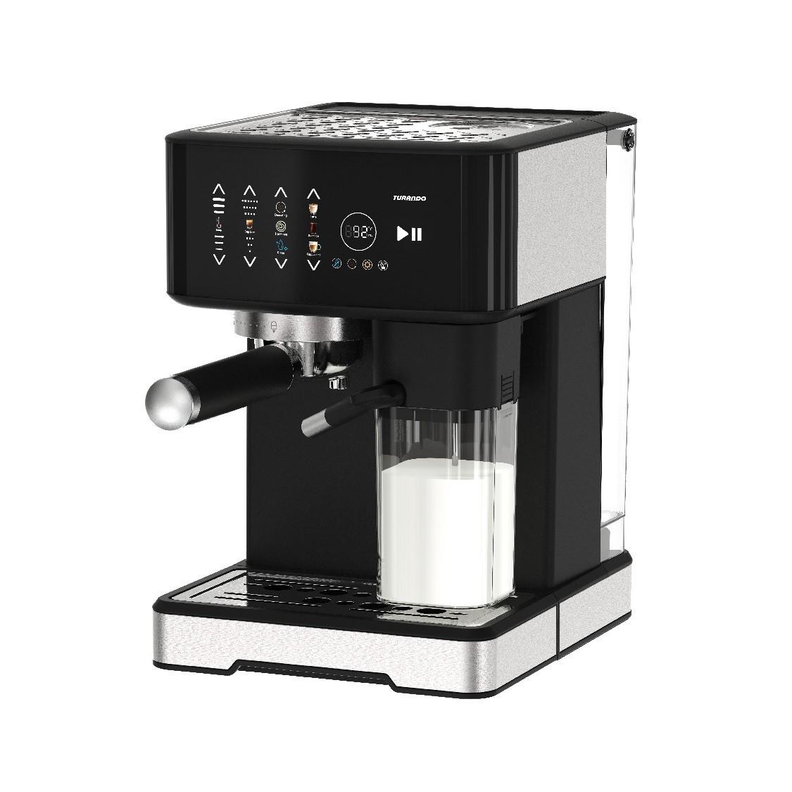 TC51K+意式半自动泵压式浓缩咖啡机咖啡粉胶囊奶箱小型家用一体机