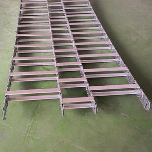 三明桥架式线缆拖链金属坦克链大型机械设备超长行程不下塌