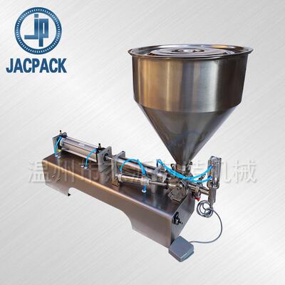 热卖高精度辣椒酱自动灌装机GPF-1000P单头瓶装膏体灌装机