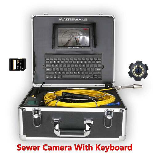 管道内窥镜F9200DKT盘与键定器工业级高清摄带像机下水道破损仪定