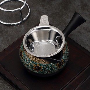 304不锈钢茶漏茶滤功夫茶具配件泡茶滤茶器茶隔茶叶过滤网
