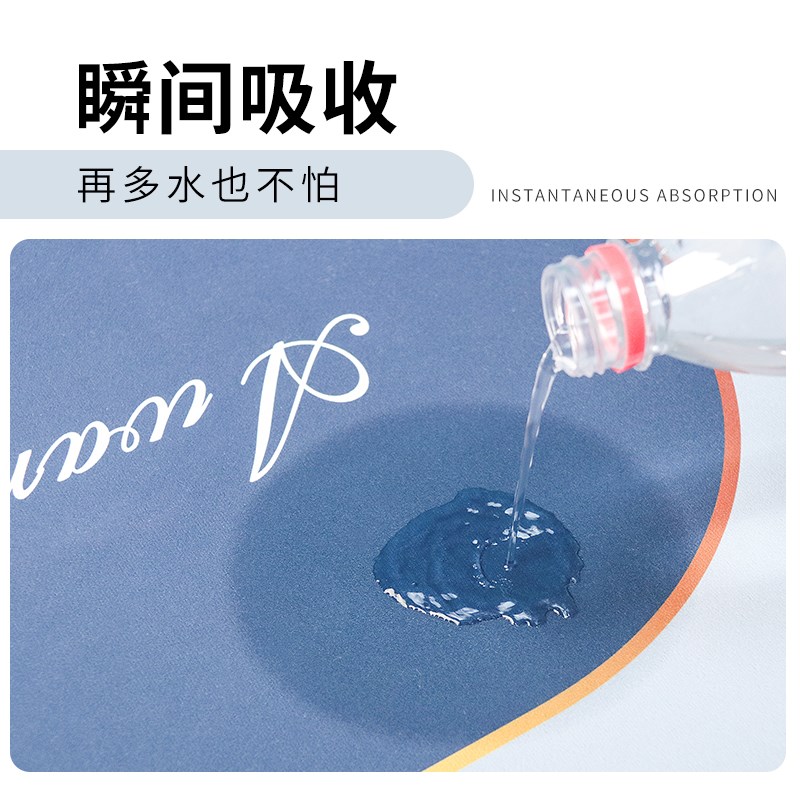 软硅藻泥吸水垫地垫浴室卫生间厕所厨房入户进门口防滑脚垫门垫子