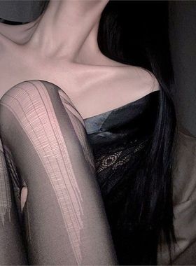 手撕袜一次性纯欲风黑女性感破洞易撕超薄可撕扯jk连裤袜潮流Sy