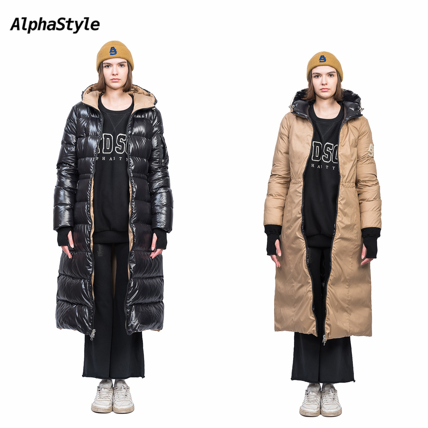 厚款长款羽绒服鹅绒外套保暖