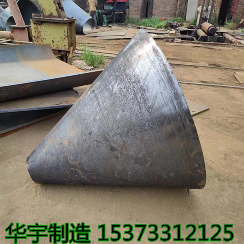 碳钢卷制锥形大小头接头 焊接直缝地桩锥尖 厚壁 变径喇叭口 锥管