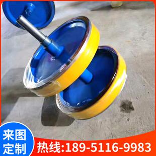 定做聚氨酯胶辊包胶滚筒胶轮轴承滚轮包胶辊胶轮无动力辊轴矽胶轮