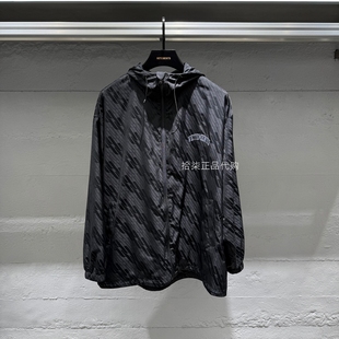 VETEMENTS专柜正品 25新品男女款时尚印休闲连帽外套夹克35115017
