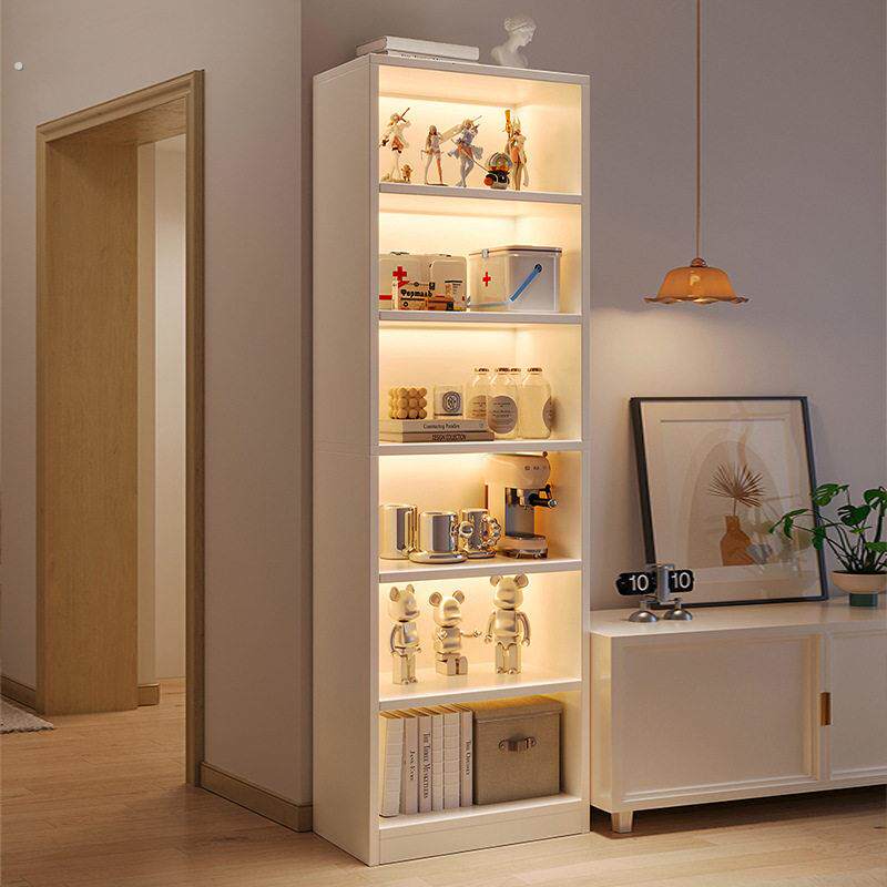 化妆品展示柜简约美容院产品展示柜货架美甲理髲店样品展柜置物架