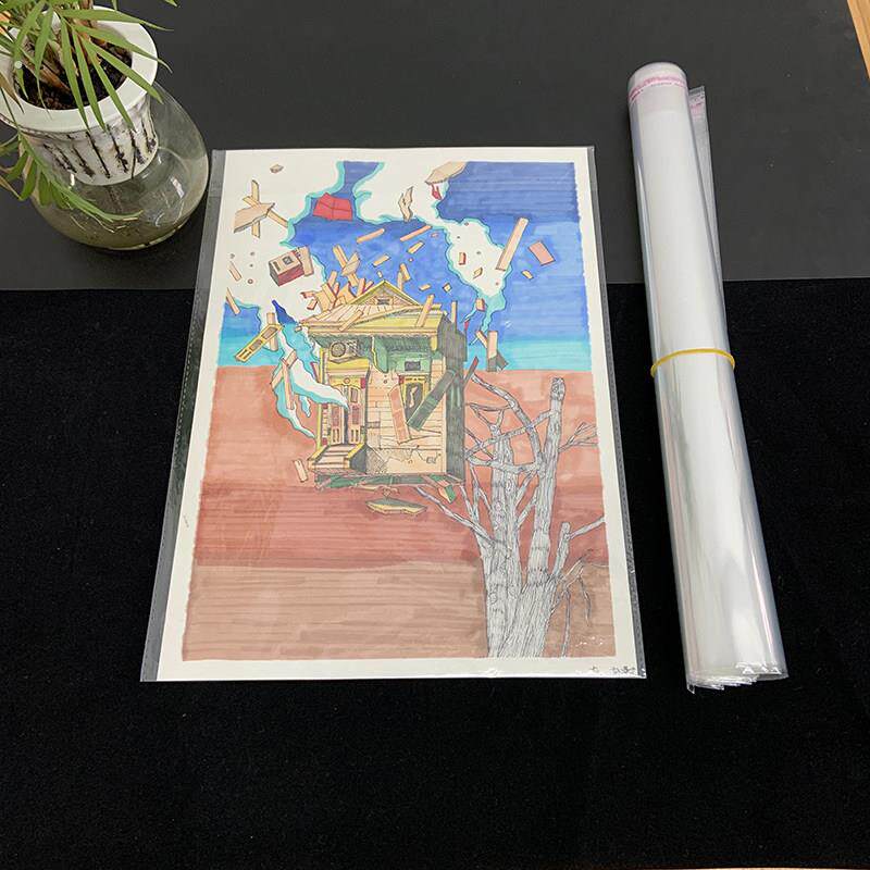 透明加厚拼图自封袋适用于美术作品防护收纳 奖状海报透明收纳袋