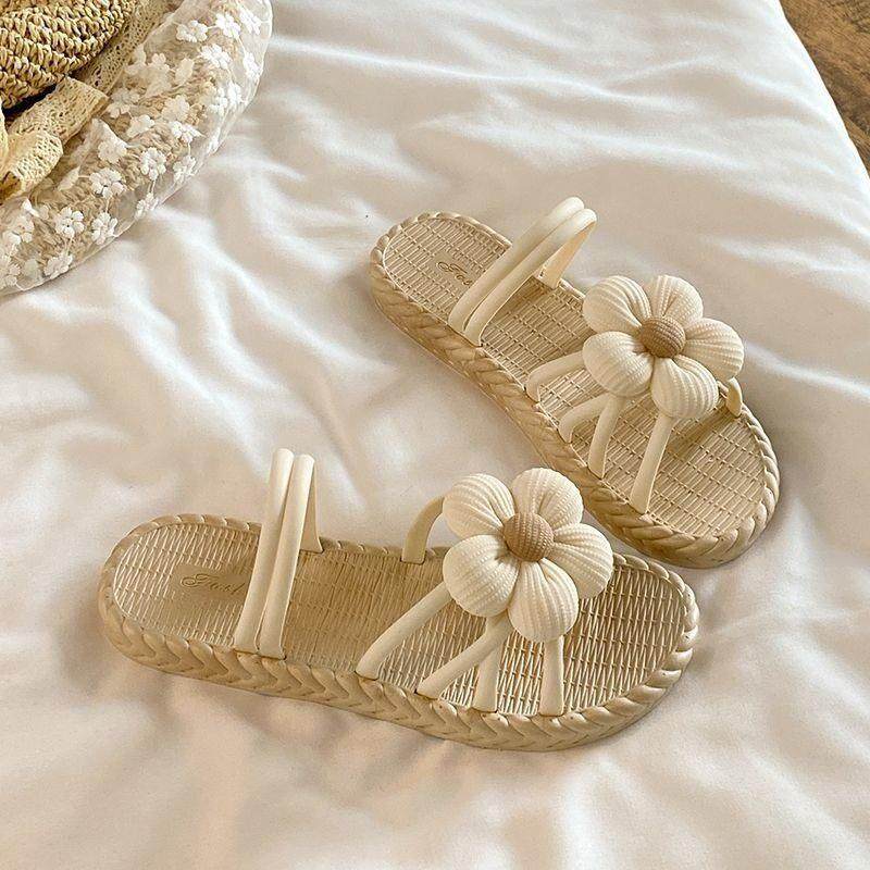 沙滩鞋女款海边可下水舒服不累脚的凉鞋绝美不累脚小跟凉鞋两穿鞋