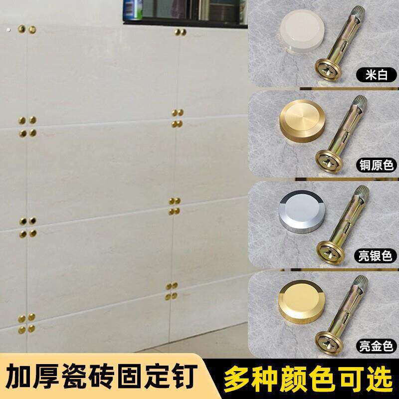 瓷砖空鼓固定器支撑杆专用钉上墙固定卡扣修复固定钉物业公司瓷片