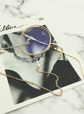 单片眼镜怪盗基德阿蒙单祇半边单侧眼镜覆古英伦夹眼鼻式有度数