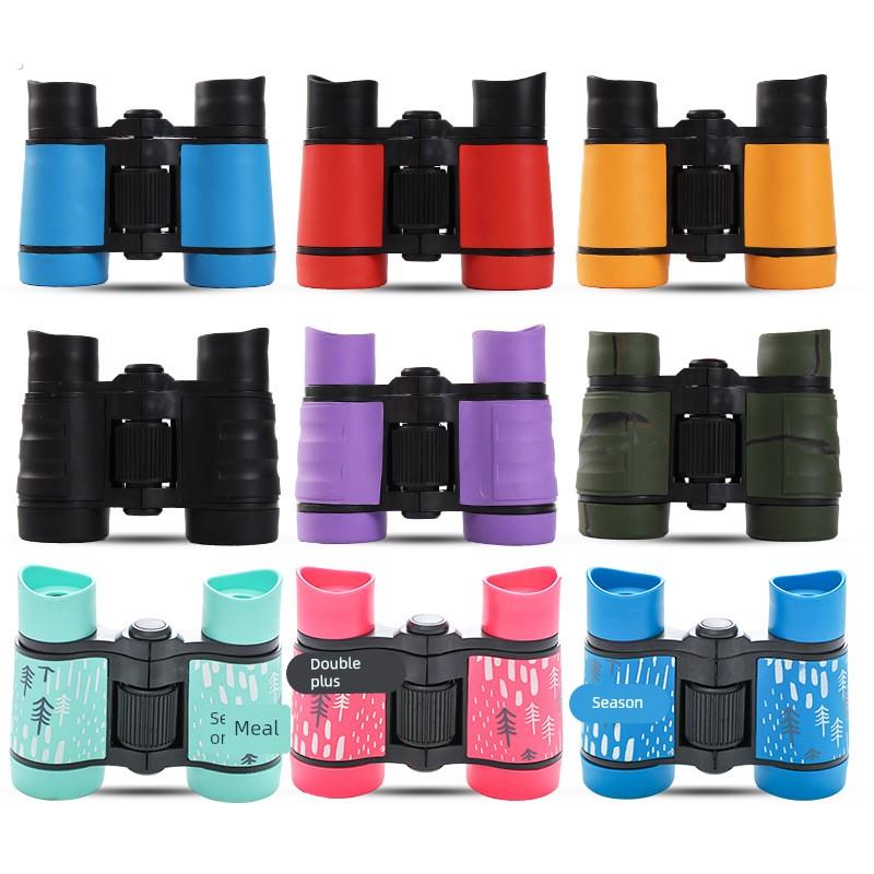 韩系ins儿童望远镜户外高清男女孩宝宝便携式双筒望眼镜