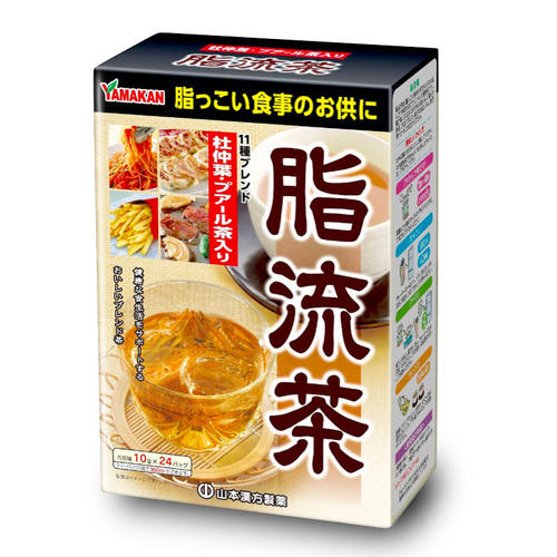 日本脂流茶24袋山减消耗低