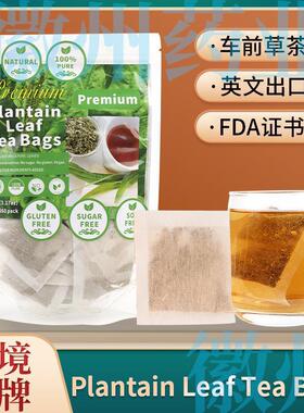 Plantain Leaf Tea Bags天然纯车前草叶 车前草干叶散叶凉茶包60