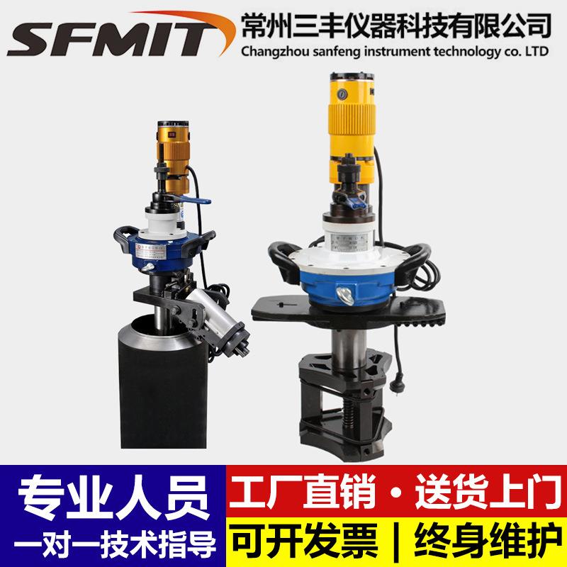 内涨式管道坡口机电动手持式不锈钢管子圆管倒角机平机磨口