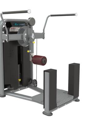 健身房工作室商用站式腿部肌肉群训练器平椭管插片式摆腿训练器