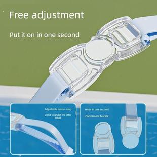 泳镜高清防雾防水女款 备 大框游泳眼镜近视护目镜专业泳帽潜水套装