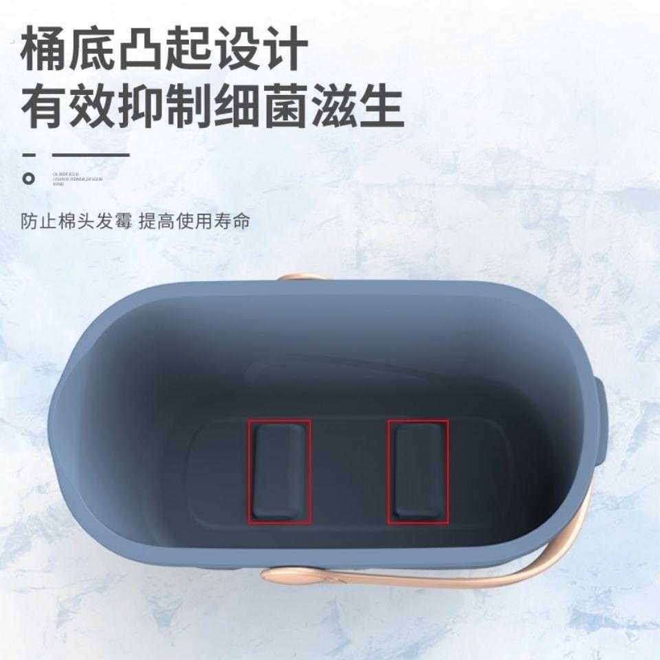 长方形洗拖把桶加长海绵拖把桶挤水桶单桶拖把盆塑料拖布桶地拖桶