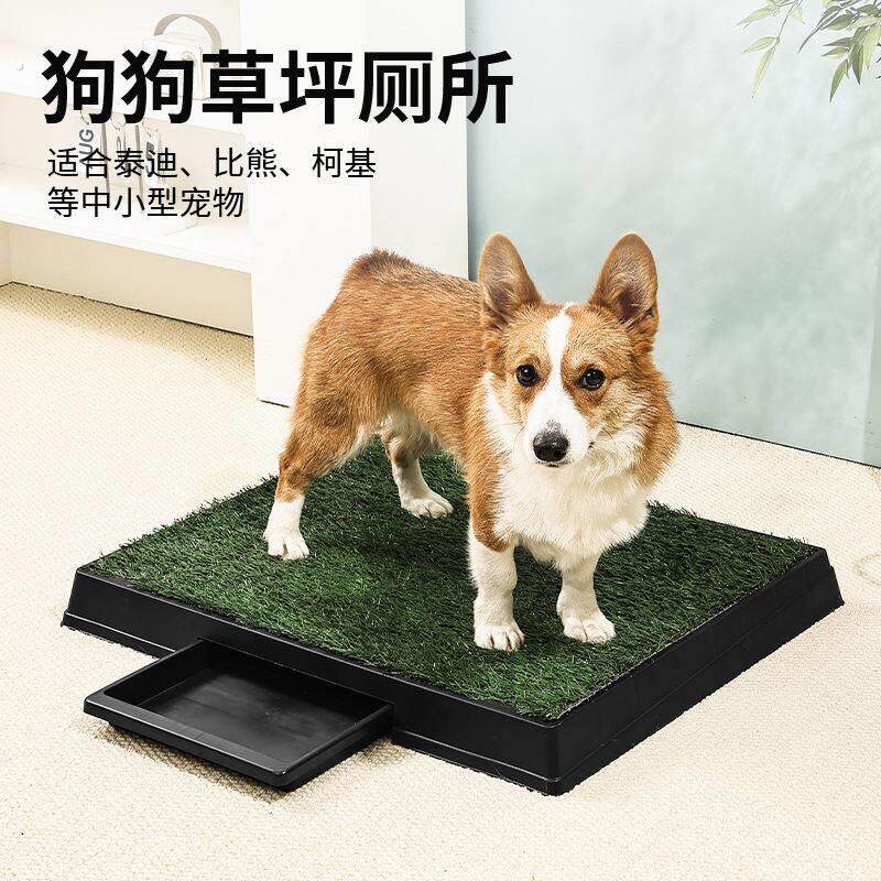 狗狗草坪训导厕所宠物仿真草皮大小便垫防漏亚马逊宠物训练狗便盆