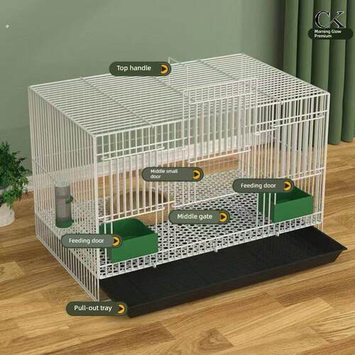 家用加密幼兔笼特大号荷兰猪豚鼠仓鼠龙猫专用笼带厕所自动清粪笼