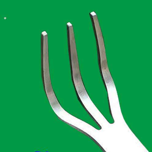 新款盆景耙子家用不锈钢手耙双头压土刀摘芽手工盆景制作工具松土