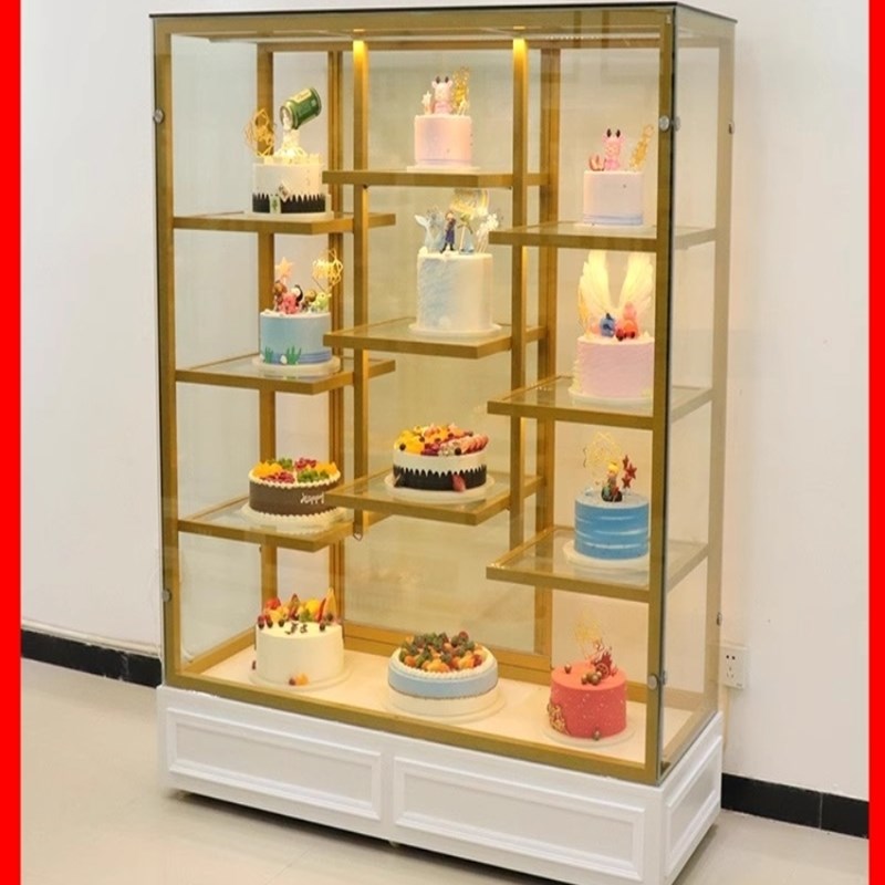 厂家直销展架面包蛋糕模型展示柜柜子模具生日玻璃糕点耐用稳定
