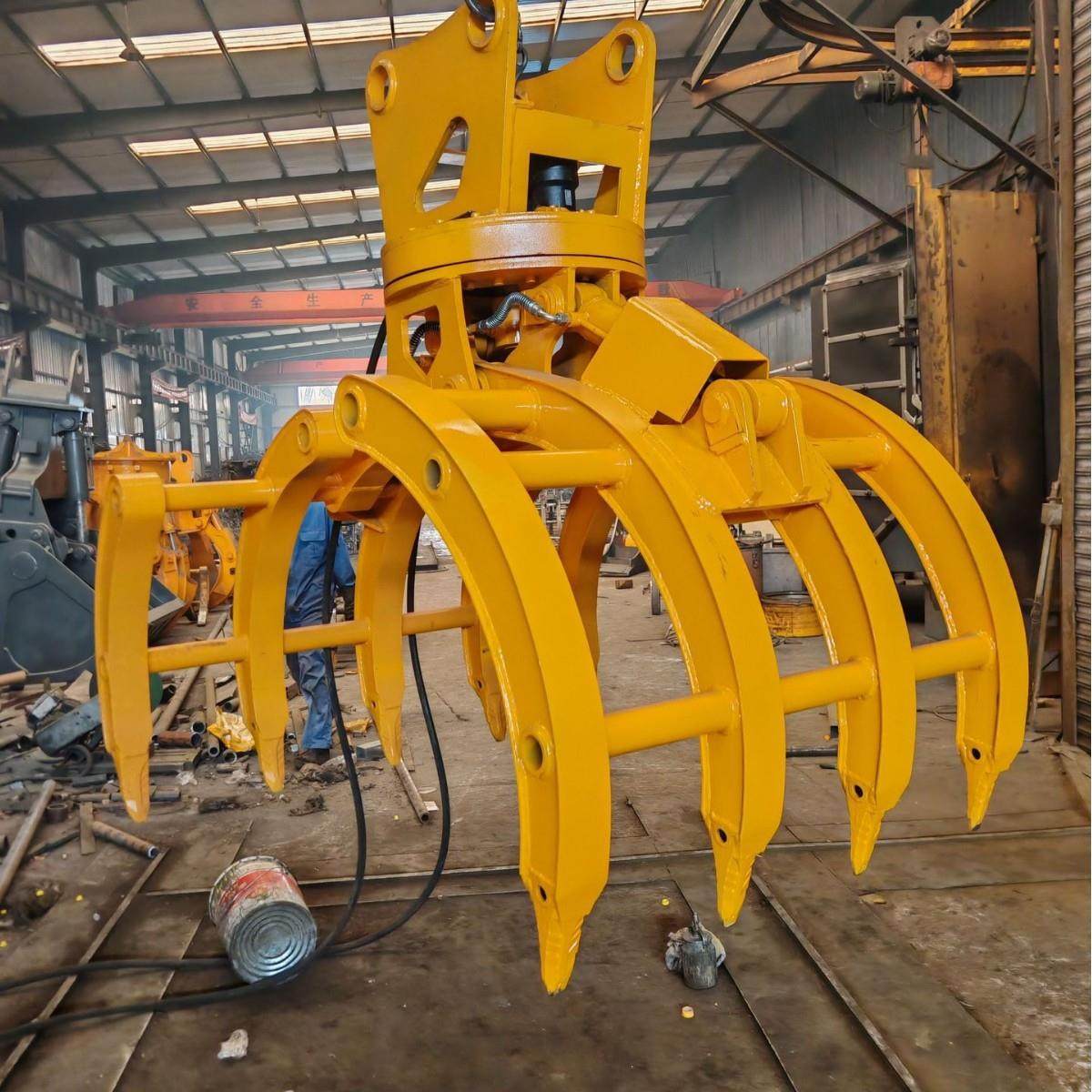 旋转抓木机小型草捆夹棉花抓多功能农用机器设备挖机液压抓木器,标准件/零部件/工业耗材,其他液压元件,淘宝优惠券,粉丝福利购,淘宝优惠卷