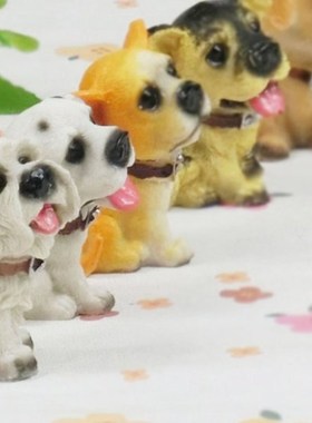 12名犬汽车摆件车载车内饰品中控台车上装饰用品保平安2024新款